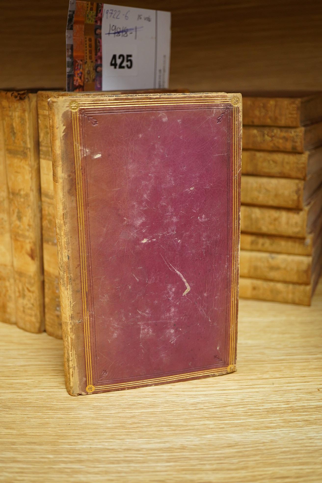 The Works of Lord Byron, pub. A & W Galignani, 1822, Paris, 15 vols